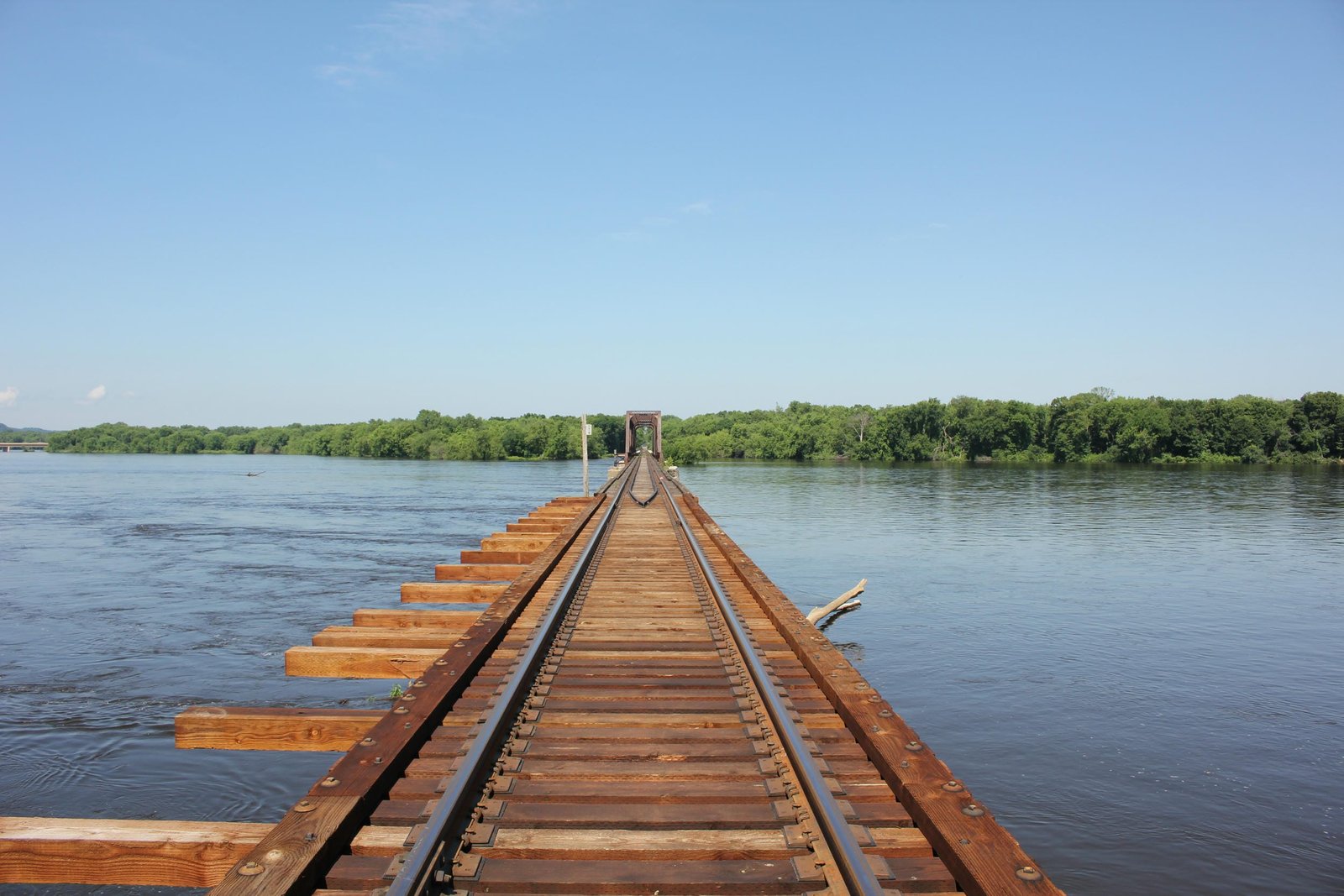 Looking west